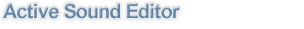 Active Sound Editor